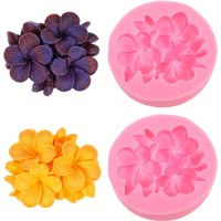 2Pieces、4Pieces3DFlower silicone mold,Suitable for candles、Soap、Resin and plaster casting,Floral mold set,Suitable for crafts an