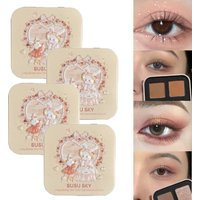 SUSU SKY Lady Rabbit 4-Color Eye Shadow Palette โ Matte Finish, Skin-Tone Enhancing, Naturally Blending, Versatile for Everyday