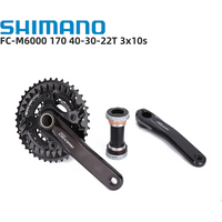 Shimano Deore M6000 Crankset 170 40-30-22T 3x10s Bike Bicycle MTB Hollowtech II Crankset 40-30-22T For Mountain Bike