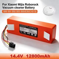 14.4V 6500mAh Original Replacement Battery For Xiaomi Roborock S6 S7 MaxV Q5 Q7 MAX Robot Vacuum Cleaner Accessories Parts