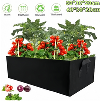 Garden Planting Bag with Handles Multi-size Felt Grow Bag Rectangle Planting Nursery Pot Vegetable Tomato Potato Planting