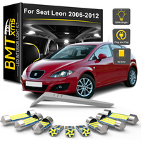 BMTxms 5/9/13Pcs Canbus Car LED Interior Light Bulb Reading Lamp Kit For Seat Leon 2 MK2 1P 2006 2007 2008 2009 2010 2011 2012