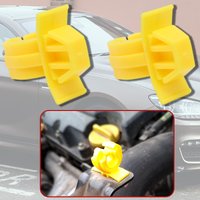 2X for Opel Vauxhall Holden Astra K Bonnet Cable Lock Stay Clip Retainer Hood Strut Prop Rod Holder Fastener 1180964 1180008 Car