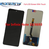 For Infinix Note 10 X693 LCD Display Screen Assembly Full Complete Glass Digitizer Replacement For Infinix Note 10 X693 LCD