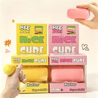 Needoh Cartoon Butter Sticks Stretch Squish Ball Toy Squeeze Fidget Super Soft Easy to Dent Repeated Anti Stress Toy ADHD Gift