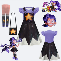 Horror Game Play Time Lily Cosplay Costume Girl Dress Up Bag Leggings Mask Bobi P5 Lily Children's Clothes Halloween Carnival