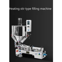 Pneumatic Commercial Liquid Paste Filling Machine With Heating Device Honey Tomato Sauce Packaging Machine