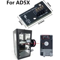 1PCS Extruder Cooling Fan Adapter Plate 3D Printer Parts for Flashforge Adventurer AD5X Extrusion Head Cooling Fan Adapter Board