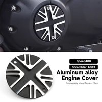 For Speed 400 SPEED400 Scrambler 400X scrambler400x Motorcycle Engine Decorative cover Aluminum alloy Edge Cover small fly Cover
