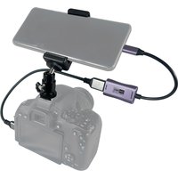 For Phone Tablet Projector Camcorder Mini to HDMI-Compatible Adapter Cable 4K Video Capture Card for Vlog Filmmaker
