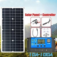 25W Solar Panel 5V 12V 18V Solar Kit Flexible Portable With 10A-100A Controller Suitable For Home Outdoor Camping Solar Charger