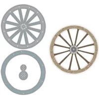 Lovely Layers Wagon Wheel Metal Cutting Dies for New Autumn 2023 Scrapbooking Paper Making Bee Frame Craft Card