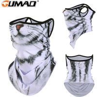 3d Tier Bandana Dreieck Gesichts maske hängendes Ohr schnell trocknende Outdoor-Sport Radfahren Wandern Hals Gamasche wind dichte Schal Männer Frauen