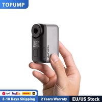 TOPUMP TB2 PRO Electric Mini Portable Pump for Bike Cordless Tire Inflator 120PSI Max 450mAh Battery with Display Fast Charging