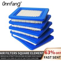 Onnfang 1pcs Air Filters for Briggs Stratton 491588 Toro 20332 Craftsman 3364 Lawn Mower O20 20 Square filter element