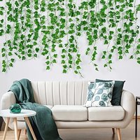 Artificial Green Leaf Plants Vine Centerpieces Wedding Home Wall Arches bonsai Outdoor Garden Party Wreaths DIY Decorative Gift