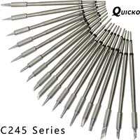 QUICKO C245 Soldering Iron Tips 773/774/710/912/766/931 Universal T245 Handle for Soldering Station Phone Repair Tools