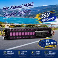 M365 10S3P 36V 7800mAh Elektroroller-Akku Ersatz für Xiaomi M365 und M356, Wasserdichter BMS-kompatibler Akku