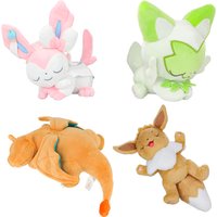 Sleeping Eevee Plush Charizard Sylveon Sprigatito Stuffed Doll Peluche Toy Gift 20-27cm Length