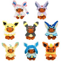 Eevee Cos Umbreon Espeon Jolteon Flareon Glaceon Vaporeon Sylveon Leafeon Plush Toy Stuffed Soft Cartoons All Star Collection
