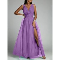 Spaghetti Strap High Waist Women Party Solid Dress Summer V Neck Casual Long Dress Elegant Chic Femme Backless Loose Club Dress