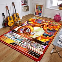 Japońskie Anime Karty Pokémon Charizard Dywan do Salonu Dekoracja Domu Stół Sofa Dywanik dla Dzieci Antypoślizgowa Mata Pod Krzesło Leżankę na Podłogę