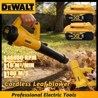 Dewalt – akumulatorowy dmuchacz do liści, model z długą rurką, narzędzie do czyszczenia liści w ogrodzie, kompatybilny z akumulatorami 18 V, do użytku w domu i na podwórku, do usuwania śniegu.