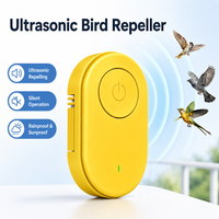 Ultrasonic Bird Repeller Rainproof Sunproof Fully automatic silent bird deterrent Repeller for Home garden Balcony and Patio