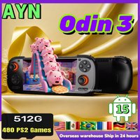 AYN Odin 3 Handheld Game Console 6'' 1080P 120Hz AMOLED Screen 8000mAh Hall-Effect Joystick Portable PSP PS2 Retro Gaming Player