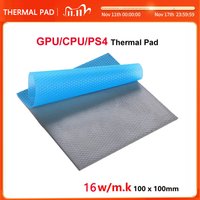 Thermal pad 16W/MK Heat Dissipation Silicone Pad CPU/GPU Graphics Card Water Cooling Thermal Pad COOLING HEATSINK Pad