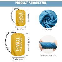 Nano Quick-Drying Towel Portable Sweat-Absorbing Fitness Sports Random Texture Towel for Gym And Outdoor Activities