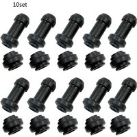 10 Set Motorcycle Scooter Brake Upper Lower Pump Caliper Sleeve Rubber Disc Brake Pump Waterproof Cap Dust Cover