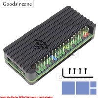 Radxa ZERO 3W Aluminum Case - Passive Cooling Protective Metal Shell with Heat Dissipation & Thermal Pads for Radxa 3 W