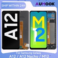 PLS LCD For Samsung Galaxy A12 A125 A12 Nacho A127 M12 M127 Display Touch Screen Digitizer Assembly A125F A127F M127F LCD Parts