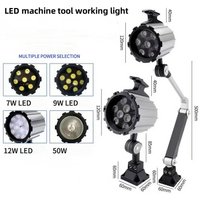 7W 9W 12W CNC-Maschinen-LED-Leuchte 24V 36V 110V 220V für industrielle Werkzeugarbeitslampen, lange, klappbare, wasserdichte, ölbeständige Lampe