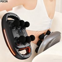 Electric Massage Gun 6-Headed 9 Modes Professional Deep Tissue Muscle Relaxation for Body Leg Back Full Body Massage Fascia Gun
