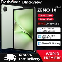 Blackview Zeno 10 5G AI Tablet 11-inch FHD+ 90Hz Display Quad Speakers 8800mAh Widevine L1 Android 15 Pad PC