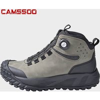 CAMSSOO Cowhide Hiking shoes men waterproof hunting Boots Tactical Desert Combat women trekking Boots walking travel Sneakers