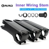 AliExpress riro RIRO Bicycle Handlebar Stem 28.6/31.8mm Inner Wiring Mountain Bike Stem 80mm 90mm 100mm Aluminum Alloy MTB Power
