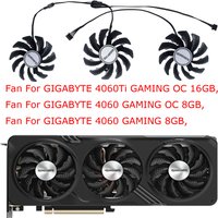 GPU Video Cards Fan,For GIGABYTE RTX 4060 4060Ti GAMING,For GIGABYTE 4070S 4070Ti 4070 SUPER EAGLE,3Pcs/Set,PLD08010S12HH
