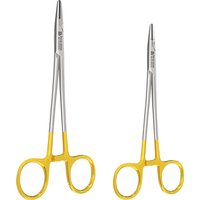 High Quality Dental Needle Holder Pliers 14/16cm Medical Surgical Instrument Orthodontic Forcep Stainless Steel Gold Handle