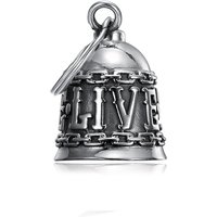 Motorcycle letter LOVE bell keychain men's riding lucky charm exorcism jewelry motorcycle accessories