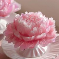 3D Jasmine Rose Flower Silicone Mold DIY Chocolate Cake Decor Pudding Desserts Pastry Baking Tool Soap Fondant Baking Mould