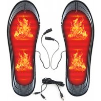 AliExpress Heated Insole Cuttable USB Powered Electric Heating Shoe Inserts Foot Warmers for Winter Skiing Camping Cycling Climbing
