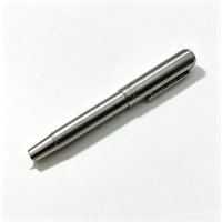 Pengchen Fine Pens Stainless Steel Brushed Fountain Pen High-end Office and Business Signature Stacked Pen Tip 3.0mm Luxury Gift