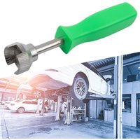 Vehicle 14.5cm Brake Spring Washer Tool Drum Brake Repair Install Tool Hold Down Washer Spring Shoe Compressor Green Alloy