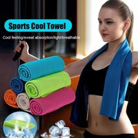 AliExpress NONE Cooling Towel Instant Relief Microfiber Cool Sports Fitness Camping Cycling Hiking Portable Mini Polyester Fiber Cooling Towel