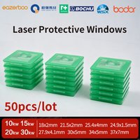 50PCS Original Laser Lens Protective Windows Glass 27.9x4.1 30x5 34x5 37x7 10/20/30kw For Raytools BOCI WSX Laser Cutting Head