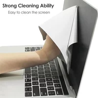 Microfiber Dustproof Cleaning Cloth, Notebook Keyboard Cover & Laptop Screen Cleaner Kit for MacBook Pro 13/15/16 Inch