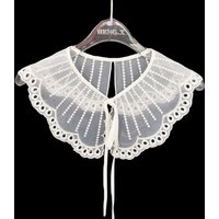 Fashion Scarf Shawl Decoration Embroidered Lapel Clothes Accessories Cloud Shoulder Shirt Fake Collar Blouse False Collar